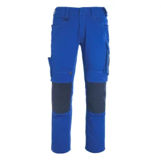 MASCOT Erlangen Hose mit Knietaschen UNIQUE Kornblau / Schwarzblau 46 - 12179-203-11010-76C46