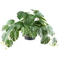Kunstpflanze Splitphilodendron, Creativ green, Höhe 40 cm, mit naturgetreuem Blattwerk