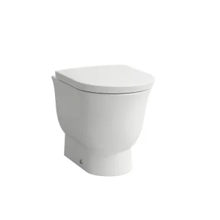 LAUFEN Stand-Tiefspül-WC THE NEW CLASSIC 370x530 VARIO-Abg. spülrandlos weiß matt, H8238517570001 H8238517570001