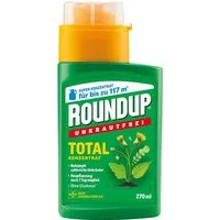 Substral Unkrautbekämpfungsmittel Roundup Total Konzentrat 270 ml Unkrautfrei Unkrautvernichter