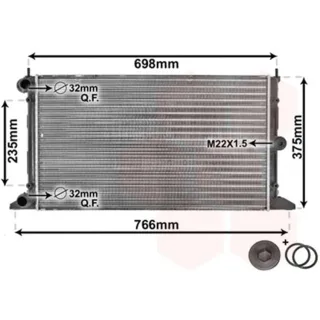 Van Wezel Motork?hler Ford Seat VW Sharan 58002188