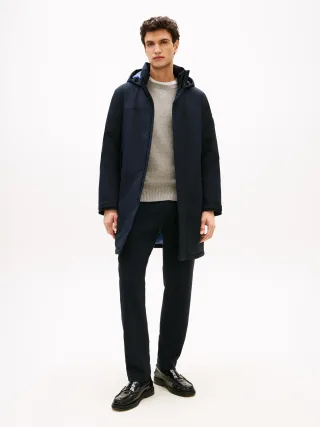 TECH HOODED PADDED PARKA desert sky - Gr. - XL
