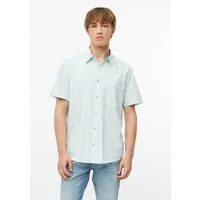 s.Oliver Kurzarmhemd Hemd Regular Fit: Weiches Hemd aus Baumwoll-Modal-Mix