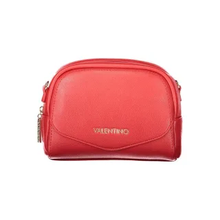 Mario Valentino Rosso Polyurethan Damenhandtasche mit verstellbarem Schulterriemen