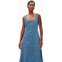 Armedangels Jeanskleid DENIM Bio-Baumwoll Mix Tiefer Rundhalsausschnitt