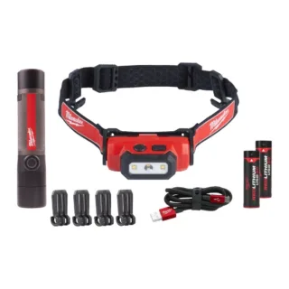 Milwaukee Stirnlampe Redlithium USB Powerpack L4 FMHLLED-302 - 4933492105