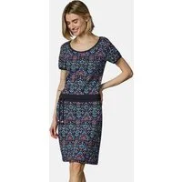 Ragwear Minikleid Baomi Print YOUMODO Gemustertes kurzes Sommerkleid mit Taillenkordel