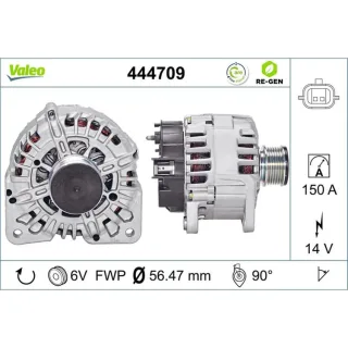 Valeo Lichtmaschine 150A Dacia Renault 444709