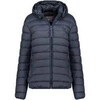Geographical Norway Steppjacke Hochwertige Outdoorjacke Übergangsjacke Leicht mit Kapuze