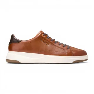 Cole Haan Herren GrandPro Luxe Mile Trainer Braune Lederschuhe – C42753