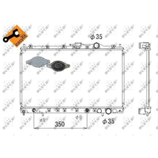 NRF Motork?hler gel?tet Mitsubishi Space 53304