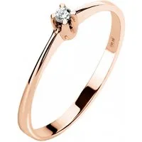 CHRIST Diamantring CHRIST Damen-Damenring 375er Roségold Diamant