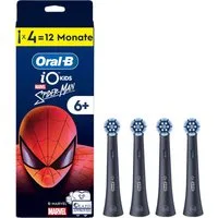 Oral-B Aufsteckbürsten iO Kids 6+ Marvel Spiderman, Sanft zu wackeligen Zähnen & Zahnfleisch, ab 6 Jahren
