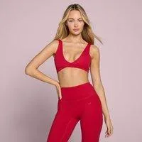 MP Damen Tempo Twist-Front Sport-BH - Rosenrot - XL