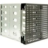 5,25" > 3,5" Einbaurahmen schwarz