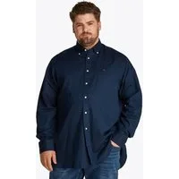 Tommy Hilfiger Big & Tall Langarmhemd BT-LINEN BLEND SOLID Große Größen