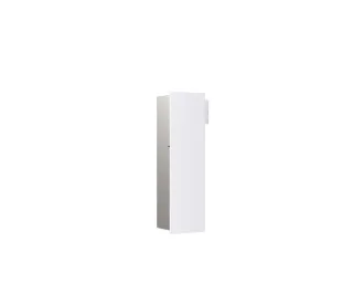 emco WC-Modul asis pure mit Glasfront Türanschlag links, Unterputz, 1-türig 600 mm, alpinweiss matt 975528408