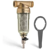 iSpring Wasserfilter WSP50SL Rückspülbarer Sedimentfilter, 50 μm, G1"-3/4"