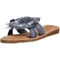 Lazamani Lazamani Pantoletten Leder/Textil Pantolette