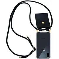 Cadorabo Handyhülle für iPhone X / XS Kette Apple iPhone X / XS, Flexible TPU Silikon Handy Schutzhülle - Hülle - mit Handykette
