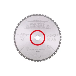 Metabo Sägeblatt precision cut wood - professional WZ 5° neg - 628224000