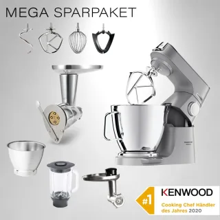 Kenwood Küchenmaschine Titanium Chef Baker XL Silber KVL85.224SI -...