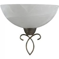Lindby Wandleuchte Mohija, Glas Schwarz IP20, 1 x 60 W