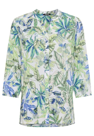 Olsen - Blouse Woven Long Sleeves jade - Gr. - 46