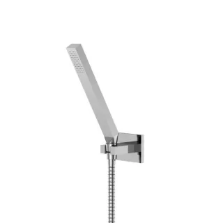 Steinberg Serie 135 Handbrausegarnitur 1351650 chrom, mit Wandhalter und Brauseschlauch 150 cm