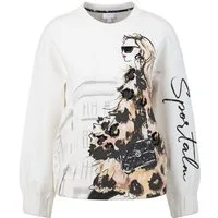Sportalm Kitzbühel Sweatshirt Lucenya Exklusives Tiermotiv mit 3D-Applikationen und funkelnden Pailletten.