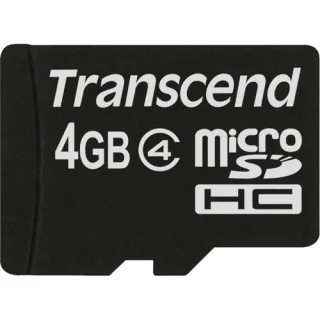 Transcend microSDHC 4GB Class 4 TS4GUSDC4