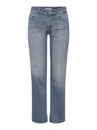 ONLY - ONLBLUSH MID STRAIGHT DNM REA558 NOOS Special Blue Grey Denim - Gr. - 32