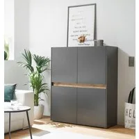 Home affaire Highboard City/Giron, moderner Schrank, Kommode, Stauraumschrank, Hochschrank, zeitlos, modern, ausreichend Stauraum, vielseitig einsetzbar