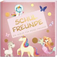 Schulfreunde / Pia Loewe, ein Album für meine Freunde, Geschenk für Schultüte Einschulung, Schulanfang (Freundebuch Schule) PAPERISH®