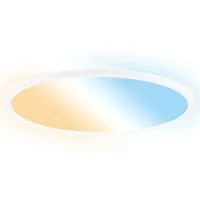 B.K.Licht LED Panel SHALLOW, CCT - über Fernbedienung, LED fest integriert, warmweiß - kaltweiß, 42x3 cm, Badlampe, Badezimmer, Küche, Wohnzimmer