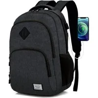 TAN.TOMI Rucksack Laptop Rucksack Herren Große Kapazität Casual Rucksack, für 15,6" Laptop mit USB Ladeanschluss für Reisen