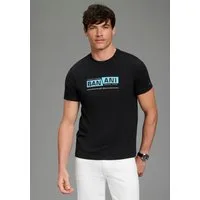 Bruno Banani T-Shirt schmale Passform, Halbarmshirt, bedruckte Optik