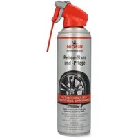 NIGRIN Reifen-Pflege 500ml Reifen-Glanz Spray Reiniger Reifenpflege (1 St), Schutz Auto-Reifen Gummi Reifenglanz Reifenpflege UV-Schutz Reiniger
