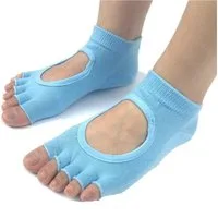 Sport-Knight® Sportsocken Yoga Socken Damen rutschfest – Atmungsaktiv mit Silikonsohle