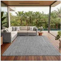 Carpettex Outdoorteppich Unicolor - Einfarbig, Läufer, Höhe: 5 mm, Teppich Wetterfest Balkon Küchenteppich Flachgewebe Sisaloptik