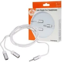 Hama Y-Adapter Splitter 3,5mm Klinke 2x Kopfhörer Audio-Kabel, 3,5-mm-Klinke, Audio (180 cm), Klinken-Kabel 3,5-mm Klinke-Stecker auf 2x Klinke-Kupplung Buchse