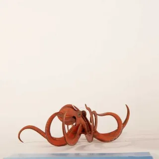 Formes 3D Grusskarte Oktopus