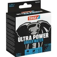 tesa Klebeband (Packung, 1-St) ideal zum Reparieren, Abdichten & Befestigen - schwarz