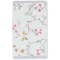 PiP Studio Gästehandtuch Les Fleurs Gästehandtuch whit 30x50cm (1 Stück), 100% Baumwolle (217799)