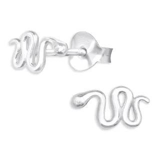 Schlangen Ohrringe aus 925 Silber