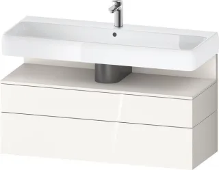 Duravit Qatego Waschtischunterbau wandhängend Weiß Hochglanz 1190x470x590 mm - QA4396084220010 QA4396084220010