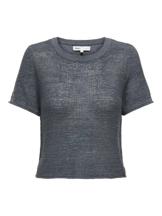 ONLY - ONLSUNNY S/S PULLOVER KNT NOOS India Ink - Gr. - S