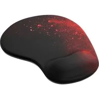Titanwolf Gaming Mauspad Office Gel Mousepad mit ergonomischer Handgelenkauflage, Handballenauflage, Gelpolster ergonomisch, abwaschbar, Blood
