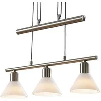 Lindby Hängeleuchte Delira, Metall, Alu IP20, 3 x 40 W