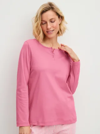 CALIDA - DAMEN Shirt langarm sugar melon - Gr. - S
